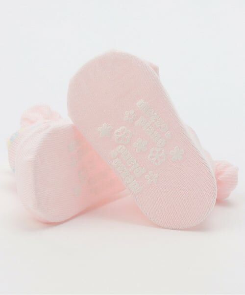 mezzo piano / メゾピアノ ベビー・キッズウエア | うさぎ柄　ソックス【日本製】 | 詳細3