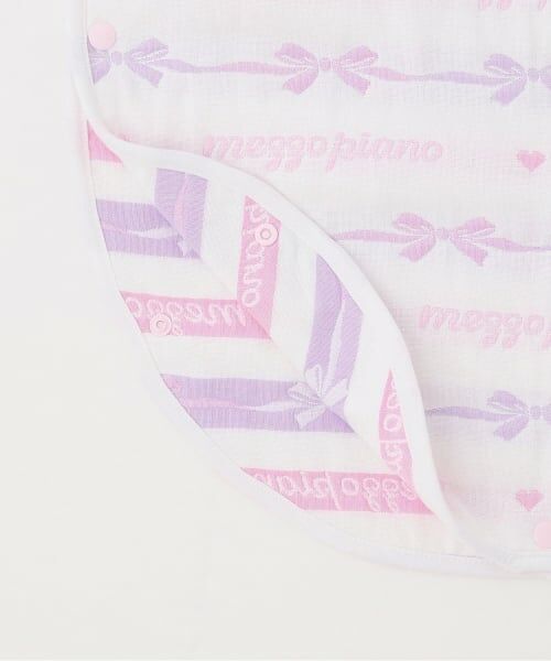 mezzo piano / メゾピアノ ベビー・キッズウエア | リボン柄　4重ガーゼ　スリーパー | 詳細4