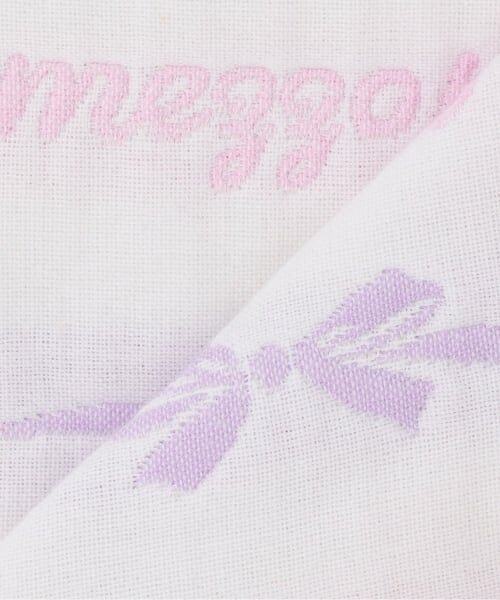 mezzo piano / メゾピアノ ベビー・キッズウエア | リボン柄　4重ガーゼ　スリーパー | 詳細5