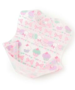 mezzo piano / メゾピアノ スタイ・ビブ | ウサギスウィーツ柄　お食事スタイ【日本製】