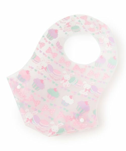 mezzo piano / メゾピアノ スタイ・ビブ | ウサギスウィーツ柄　お食事スタイ【日本製】 | 詳細1