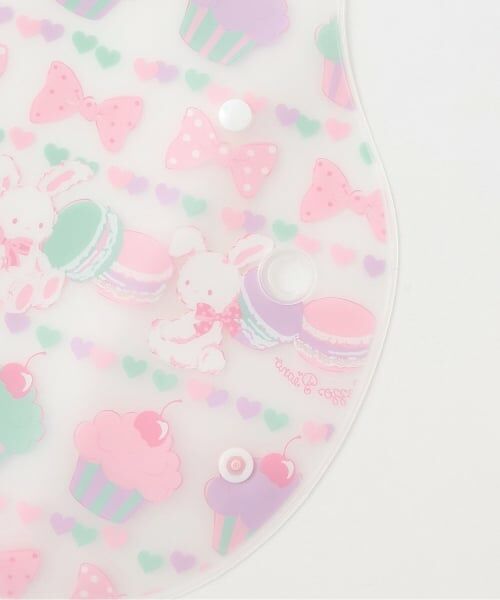 mezzo piano / メゾピアノ スタイ・ビブ | ウサギスウィーツ柄　お食事スタイ【日本製】 | 詳細4