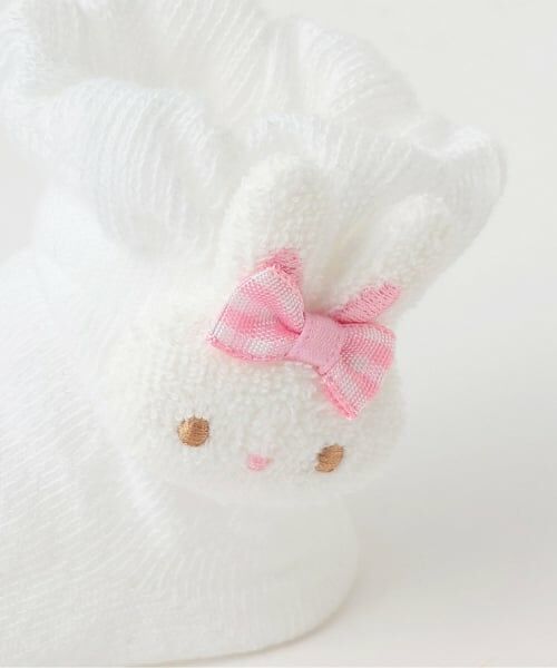 mezzo piano / メゾピアノ ベビー・キッズウエア | ウサギマスコットつき　ソックス【日本製】 | 詳細2