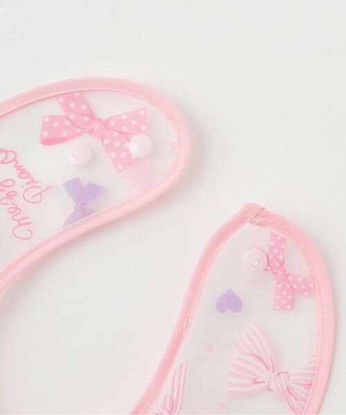 mezzo piano / メゾピアノ スタイ・ビブ | リボン柄　お食事スタイ【日本製】 | 詳細3