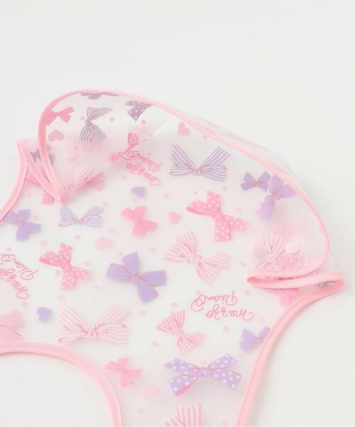 mezzo piano / メゾピアノ スタイ・ビブ | リボン柄　お食事スタイ【日本製】 | 詳細5