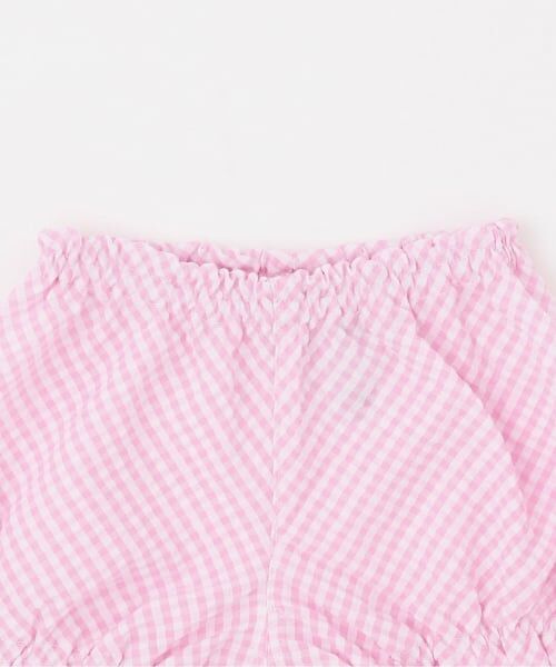 mezzo piano / メゾピアノ ベビー・キッズウエア | ウサギマスコットつきギンガムチュニック＆ブルマセット | 詳細6