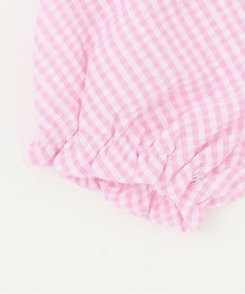 mezzo piano / メゾピアノ ベビー・キッズウエア | ウサギマスコットつきギンガムチュニック＆ブルマセット | 詳細7