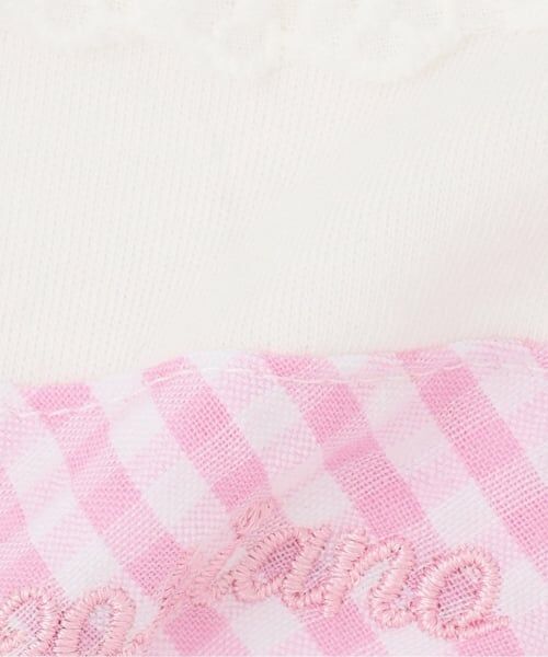 mezzo piano / メゾピアノ ベビー・キッズウエア | ウサギマスコットつきギンガムチュニック＆ブルマセット | 詳細8