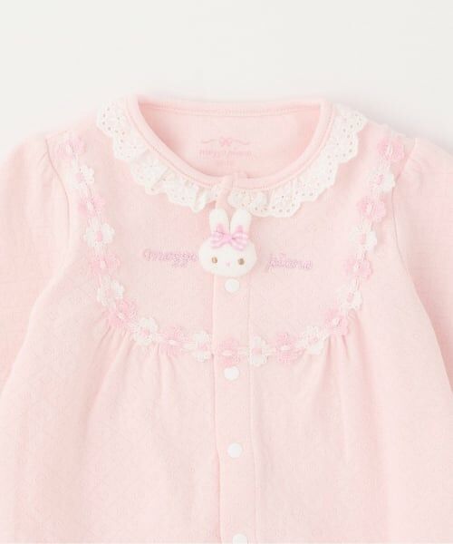 mezzo piano / メゾピアノ ロンパース | ウサギマスコットつき2wayオール | 詳細3