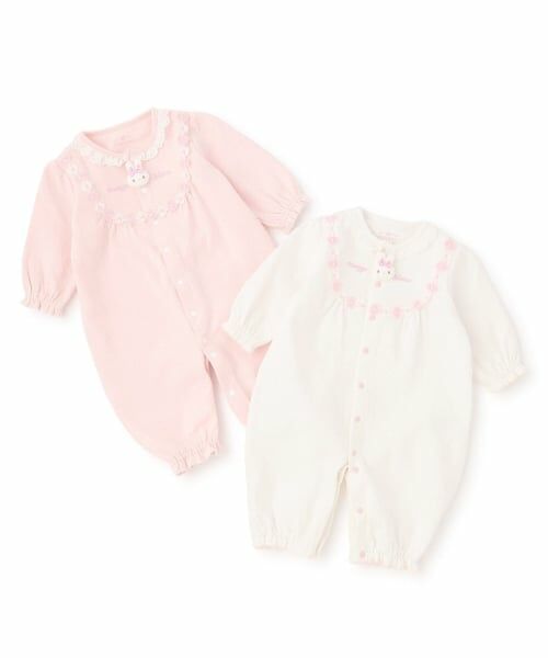 mezzo piano / メゾピアノ ロンパース | ウサギマスコットつき2wayオール | 詳細8