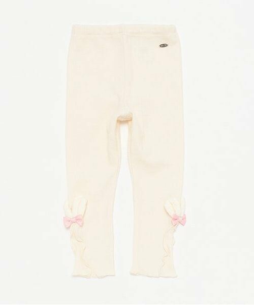 mezzo piano / メゾピアノ レギンス・スパッツ | うさ耳付　メローレギンス（オフ ホワイト）