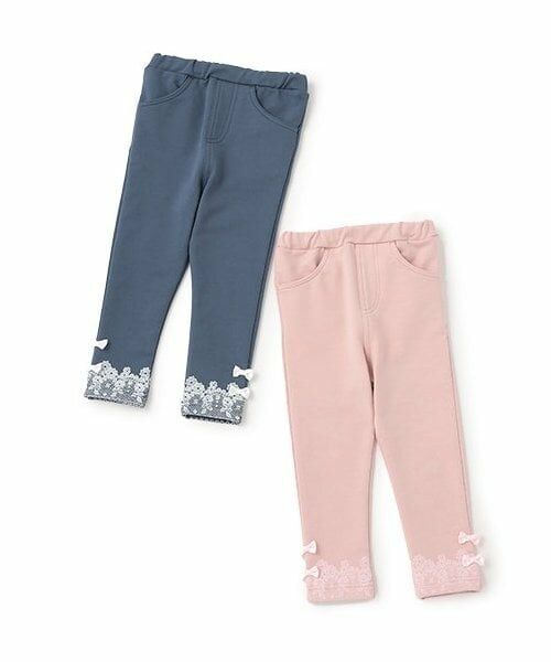 mezzo piano / メゾピアノ その他パンツ | レースプリント　カットレギパン | 詳細9