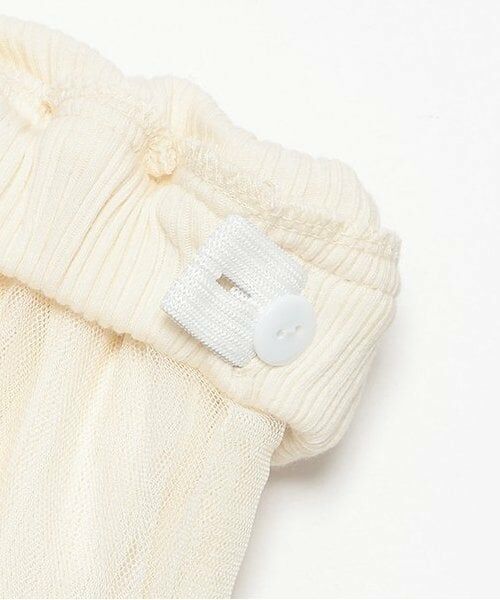 mezzo piano / メゾピアノ ショート・ハーフ・半端丈パンツ | 音符刺繍チュールフリル　スカパン | 詳細3