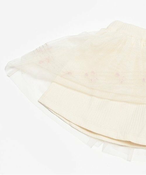 mezzo piano / メゾピアノ ショート・ハーフ・半端丈パンツ | 音符刺繍チュールフリル　スカパン | 詳細6