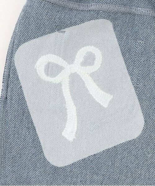 mezzo piano / メゾピアノ その他パンツ | リボン刺しゅう　カットデニム　レギパン | 詳細9