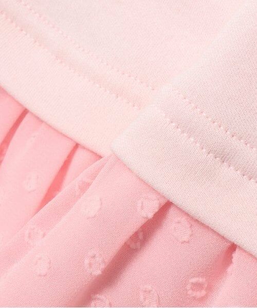 mezzo piano / メゾピアノ Tシャツ | ウサギマスコット付　フリル長袖Tシャツ | 詳細7