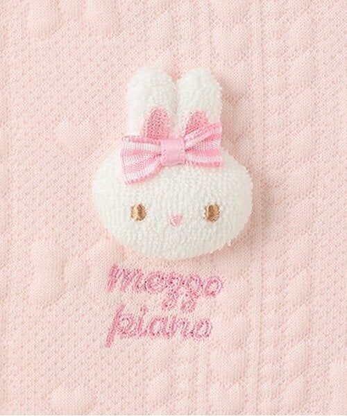 mezzo piano / メゾピアノ カーディガン・ボレロ | ウサギマスコットつき　裾スカラップカーディガン | 詳細3