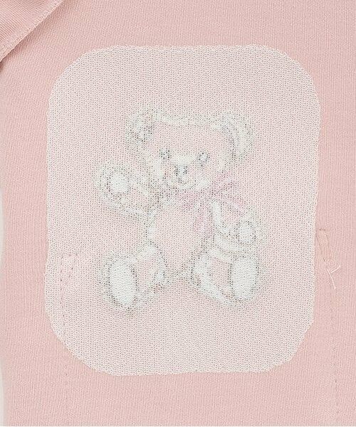 mezzo piano / メゾピアノ Tシャツ | チェック衿カーディガン風　長袖Tシャツ | 詳細4