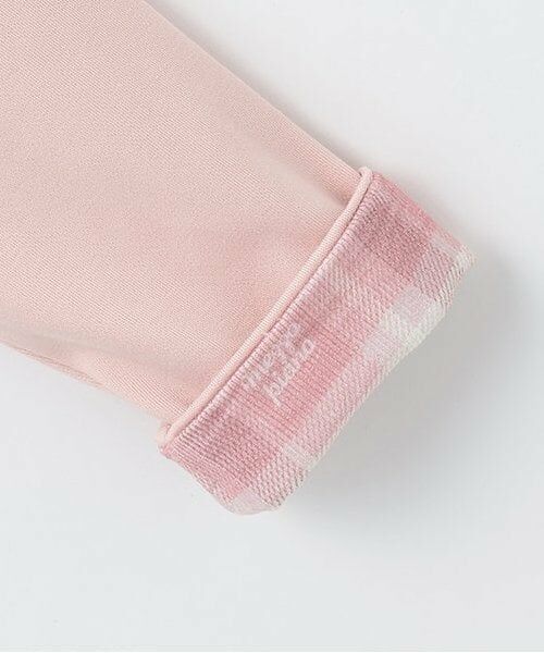 mezzo piano / メゾピアノ Tシャツ | チェック衿カーディガン風　長袖Tシャツ | 詳細6