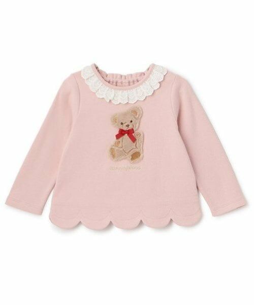 mezzo piano / メゾピアノ Tシャツ | テディベア 長袖Tシャツ | 詳細3