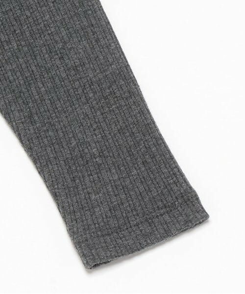 mezzo piano / メゾピアノ Tシャツ | 音符刺繍チュール裾フリル　長袖Tシャツ | 詳細3