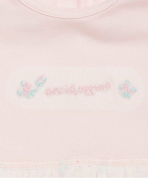 mezzo piano / メゾピアノ ミニ丈・ひざ丈ワンピース | ローズつぼみ柄　ドッキングワンピース | 詳細4