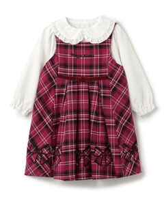 mezzo piano / メゾピアノ ミニ丈・ひざ丈ワンピース | ジャンパースカート＆ブラウスセット