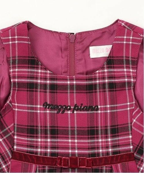 mezzo piano / メゾピアノ ミニ丈・ひざ丈ワンピース | ジャンパースカート&ブラウスセット | 詳細3