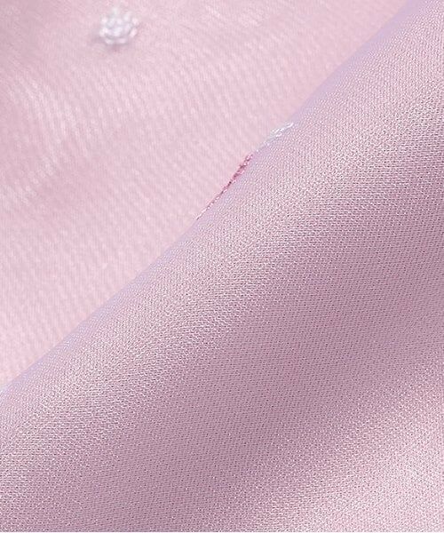 mezzo piano / メゾピアノ ミニ丈・ひざ丈ワンピース | バラ刺繍オーガンジーワンピース＆インナーセット | 詳細11