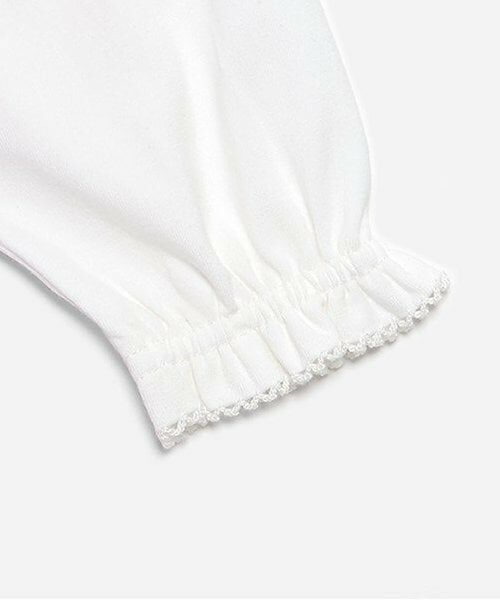 mezzo piano / メゾピアノ ミニ丈・ひざ丈ワンピース | バラ刺繍オーガンジーワンピース＆インナーセット | 詳細8