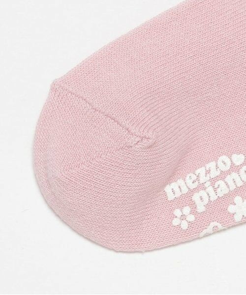 mezzo piano / メゾピアノ ソックス | フリル　ロゴ刺しゅうソックス | 詳細2