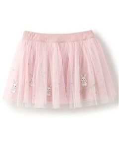 mezzo piano / メゾピアノ ショート・ハーフ・半端丈パンツ | どうぶつ刺しゅう　チュールフリルスカパン