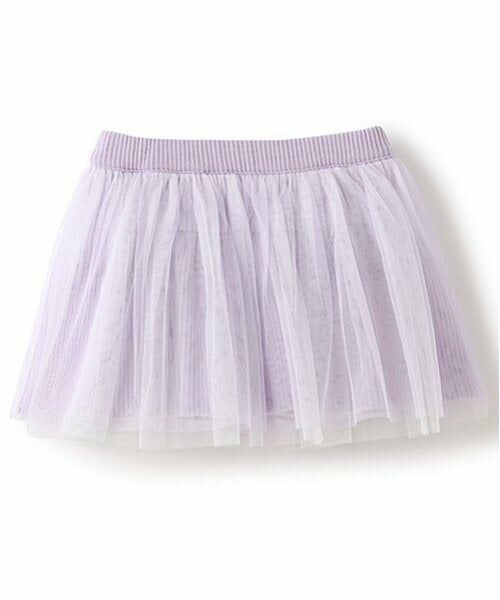 mezzo piano / メゾピアノ ショート・ハーフ・半端丈パンツ | どうぶつ刺しゅう　チュールフリルスカパン | 詳細3