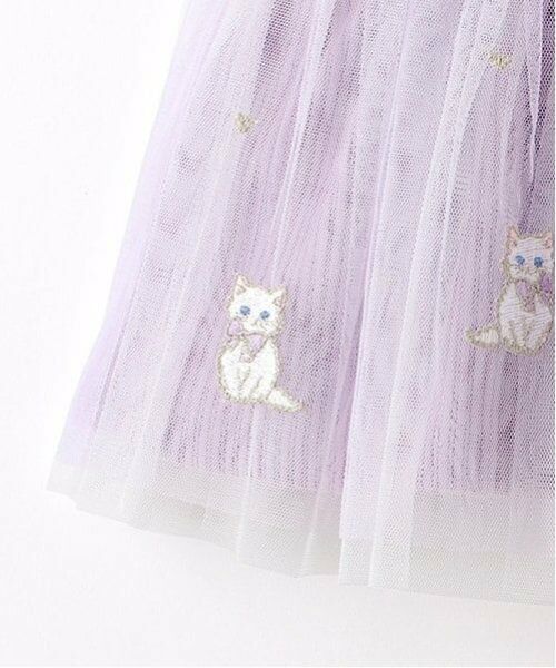 mezzo piano / メゾピアノ ショート・ハーフ・半端丈パンツ | どうぶつ刺しゅう　チュールフリルスカパン | 詳細8