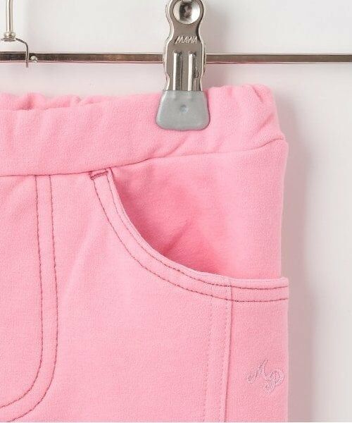 mezzo piano / メゾピアノ その他パンツ | あったか裏起毛サイド刺しゅう　カットレギパン | 詳細4