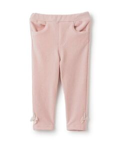 mezzo piano / メゾピアノ その他パンツ | パールリボン　ニットコールレギパン