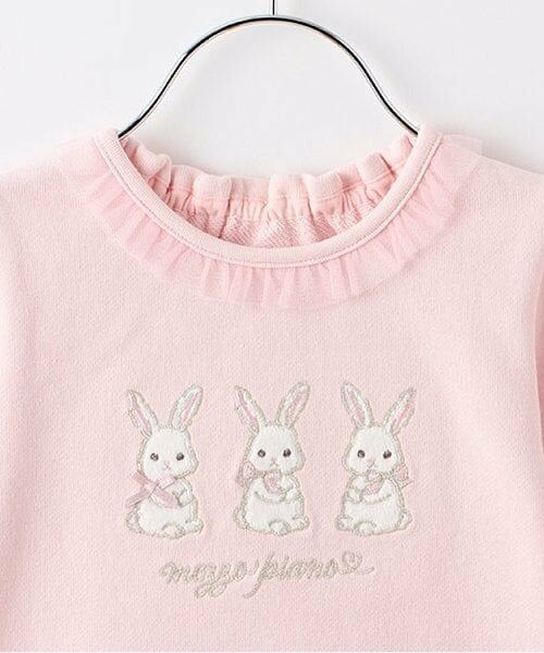 mezzo piano / メゾピアノ スウェット | どうぶつ刺しゅう　トレーナー | 詳細2