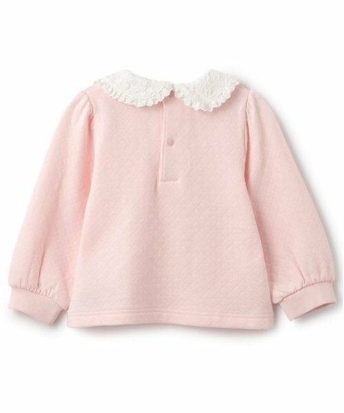 mezzo piano / メゾピアノ スウェット | ウサギマスコットつき衿つきトレーナー | 詳細1