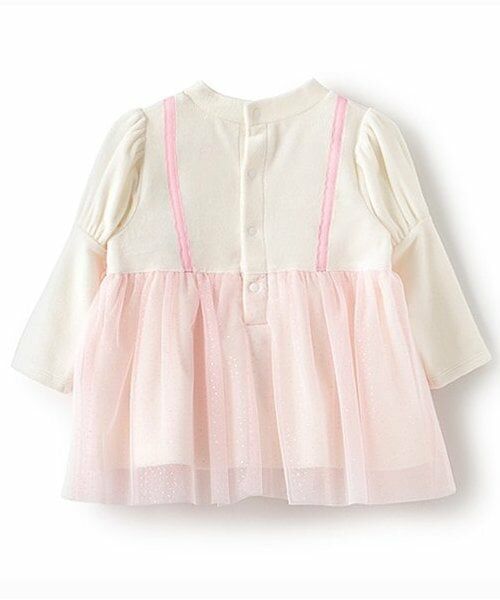 mezzo piano / メゾピアノ その他トップス | リボンティアラ刺しゅうチュール　チュニック | 詳細1