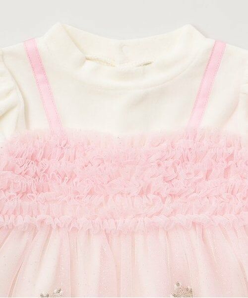 mezzo piano / メゾピアノ その他トップス | リボンティアラ刺しゅうチュール　チュニック | 詳細2