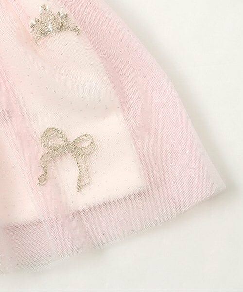 mezzo piano / メゾピアノ その他トップス | リボンティアラ刺しゅうチュール　チュニック | 詳細4