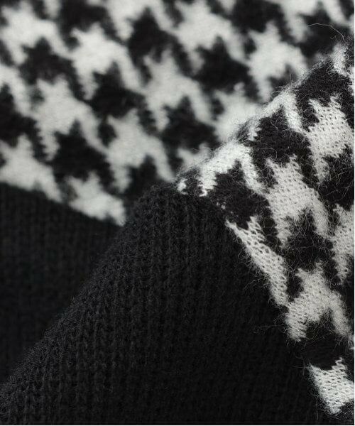 mezzo piano / メゾピアノ ミニ丈・ひざ丈ワンピース | プードル千鳥チュニックワンピース　＆ブルマセット | 詳細14