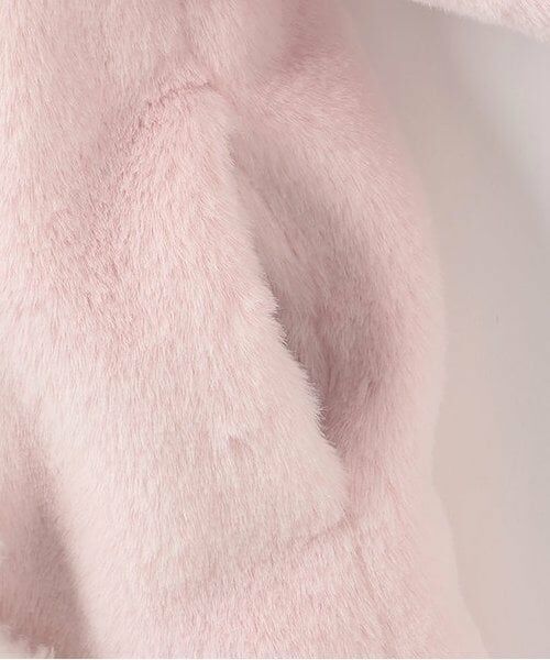 mezzo piano / メゾピアノ ベビー・キッズウエア | うさぎぬいぐるみつき　フェイクファーコート | 詳細5