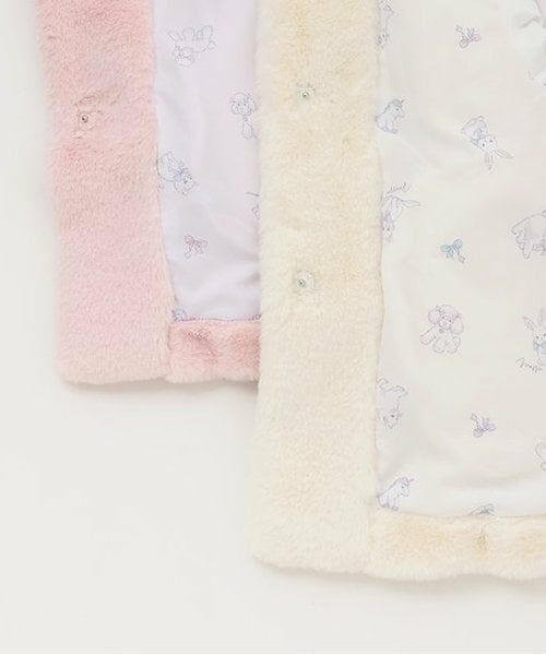 mezzo piano / メゾピアノ ベビー・キッズウエア | うさぎぬいぐるみつき　フェイクファーコート | 詳細9