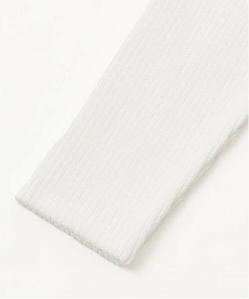 mezzo piano / メゾピアノ ミニ丈・ひざ丈ワンピース | エンジェルうさぎ　ロゴ刺しゅう　カットソーワンピース | 詳細3