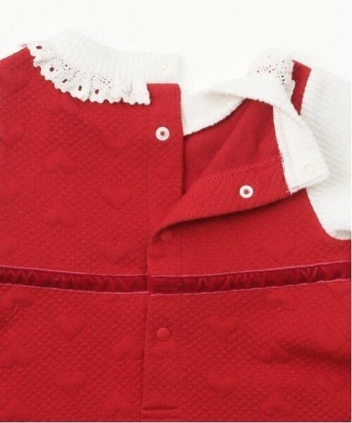 mezzo piano / メゾピアノ ミニ丈・ひざ丈ワンピース | エンジェルうさぎ　ロゴ刺しゅう　カットソーワンピース | 詳細6