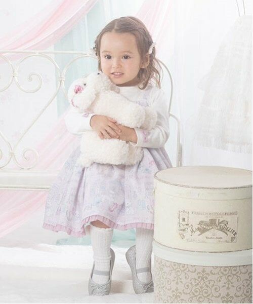 mezzo piano / メゾピアノ ミニ丈・ひざ丈ワンピース | ショッピング柄　ドッキングワンピース | 詳細2