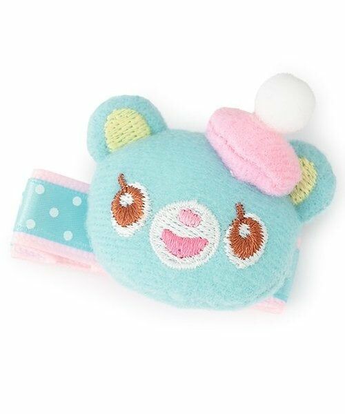 mezzo piano / メゾピアノ ヘアピン | ミミ･ポポ　モチーフつき　ヘアクリップ（ブルー）