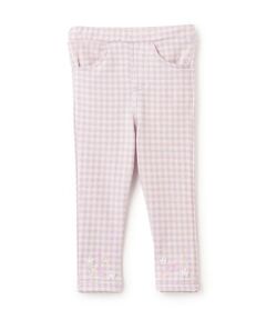 mezzo piano / メゾピアノ その他パンツ | ギンガムチェック　カットレギパン