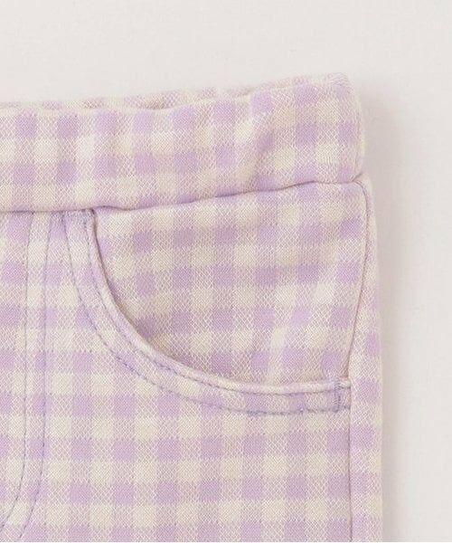 mezzo piano / メゾピアノ その他パンツ | ギンガムチェック　カットレギパン | 詳細4